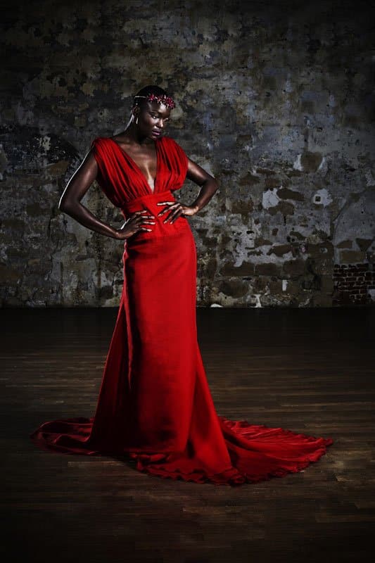 Miriam Odemba, robe sébastien Payen