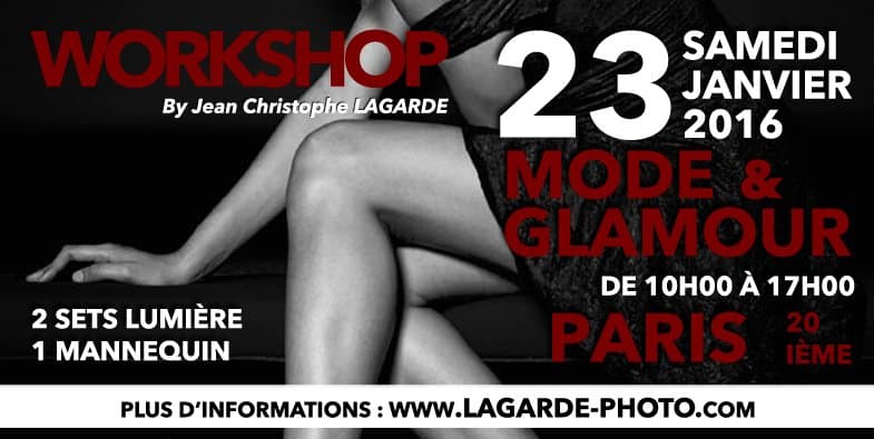 stage photo mode à Paris par Jean Christophe Lagarde photographe