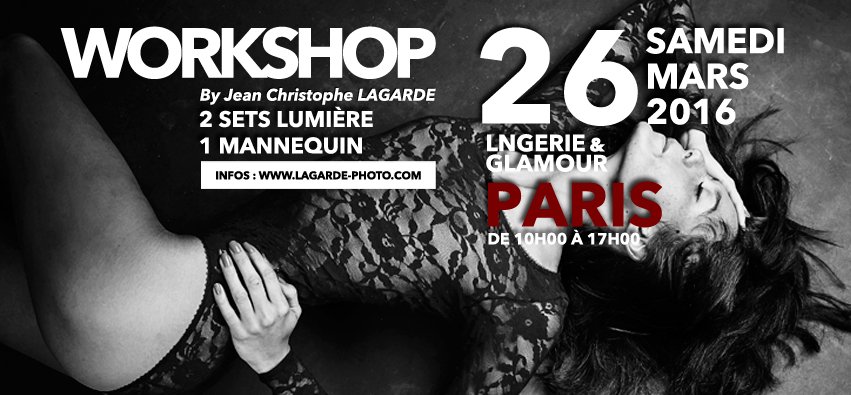 stage photo lingerie à Paris par jean christophe lagarde photographe