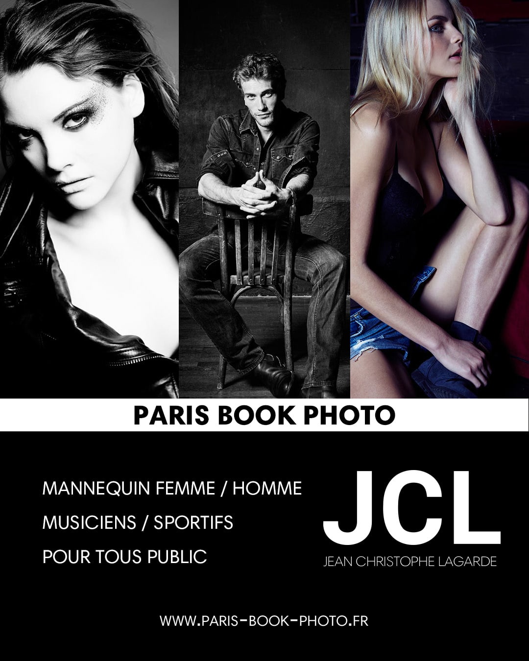 Shooting Book photo professionnel pour agence mannequinat à Paris